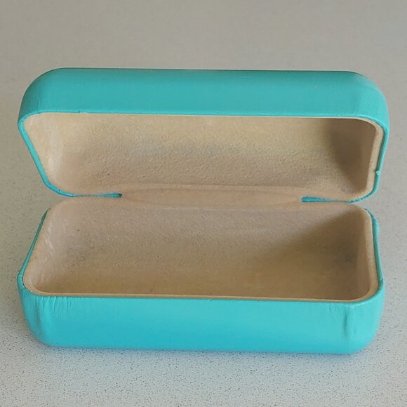 Tiffany & Co. Light Turquoise Blue Hard Clamshell Glasses Case (CASE ONLY) - Picture 3 of 16